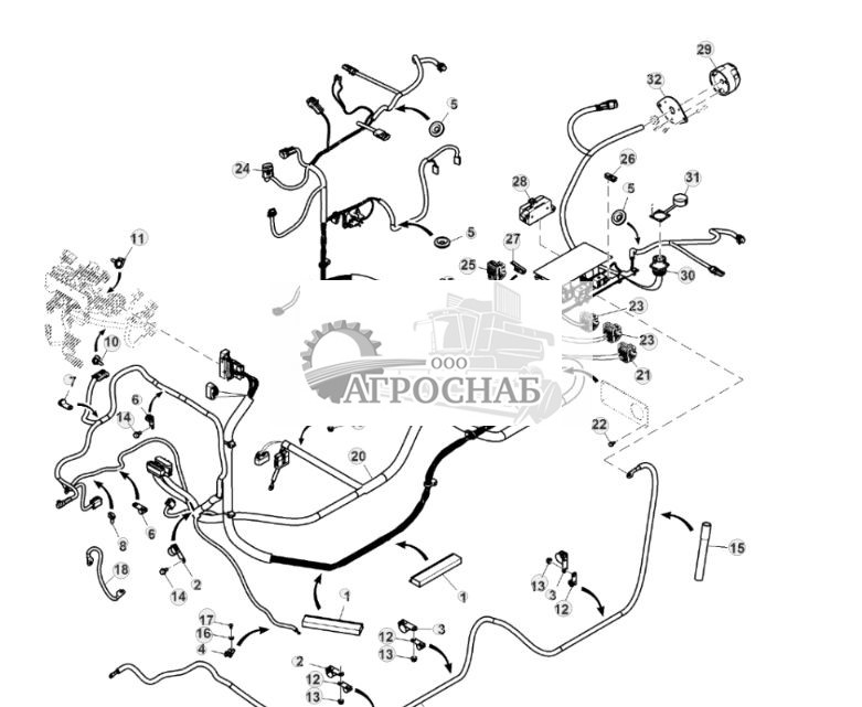 Жгут проводов, кабина, PowrReverser™ (14) - ST835631 256.jpg